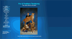 Desktop Screenshot of furandfeatherstaxidermy.com